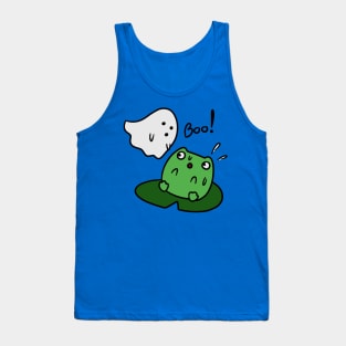 Frog and Ghost Boo Tank Top